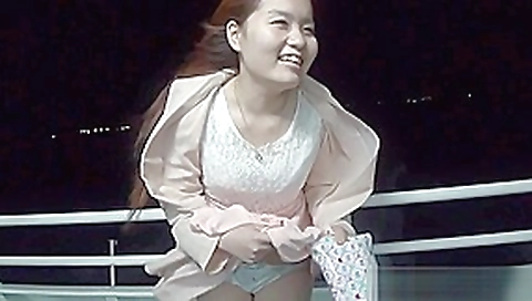 Kinky asian teen 18+ flashing