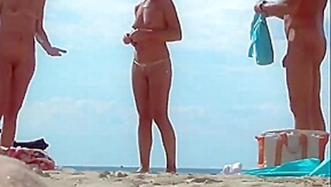 Life at cap dagde beach on a hot summer day Life at cap dagde beach on a hot summer day