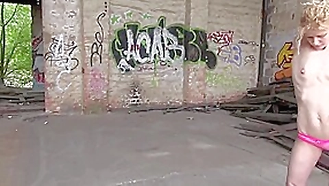 Magernutte in bauruine aufgebockt!