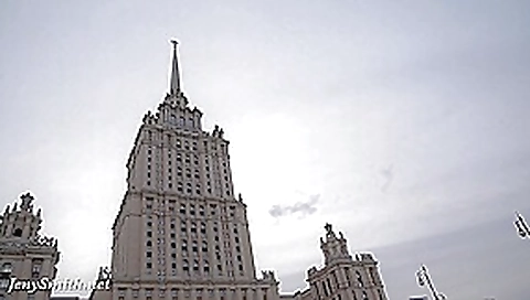 Jeny Smith seamless pantyhose public upskirt