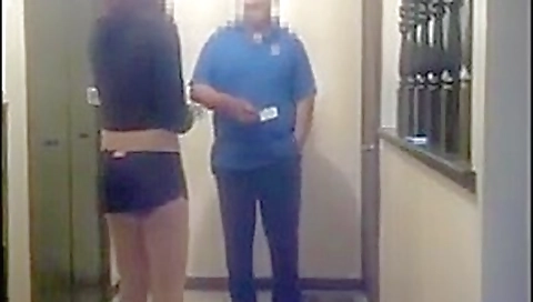 Flashing the pizza guy-04