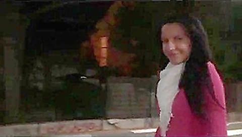 German amateur college girl masturbates in public train