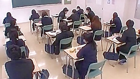 Horny amateur Facial adult scene