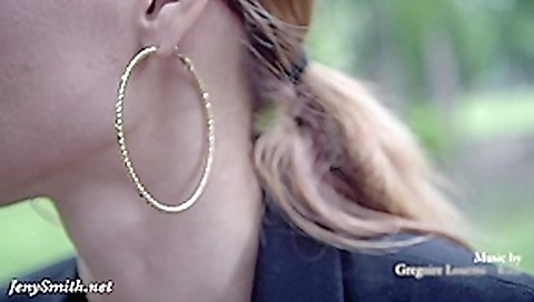 Jeny Smith public flasher shares great upskirt views on the streets