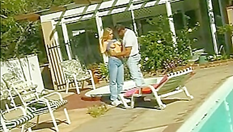 Fabulous pornstar in best blonde, outdoor adult clip