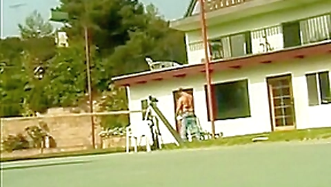 Horny pornstar Mariah Milano in amazing brunette, outdoor sex scene