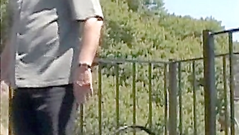 Amazing pornstar Violet Blue in incredible gangbang, outdoor sex video