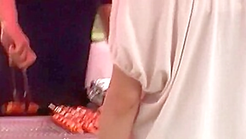 Incredible Japanese chick Tsukasa Aoi in Amazing DP, Blowjob JAV scene