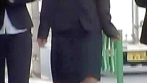 Horny Japanese girl in Fabulous Secretary, Public JAV scene