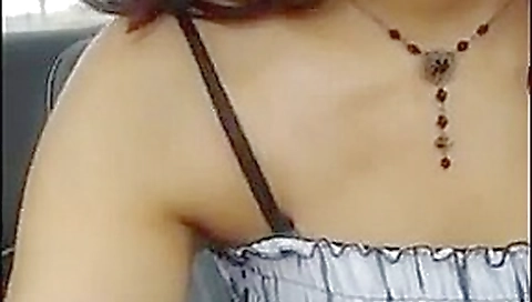 Car park upskirt pussy show