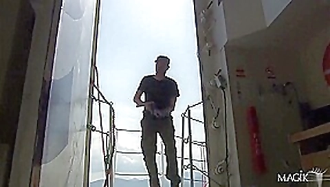 Horny pornstars Ian Scott and Kortney Kane in amazing public, straight sex video