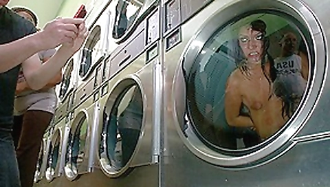 Filthy Whore Fucked At The Laundromat - PublicDisgrace Filthy Whore Fucked At The Laundromat - PublicDisgrace