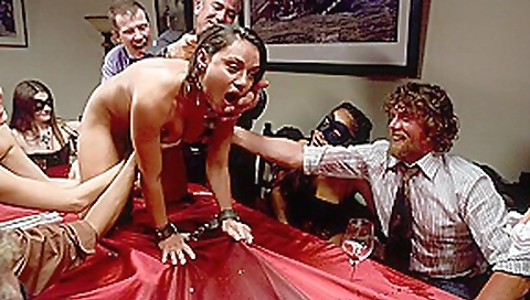 Classic Archive Shoot: The Dinner Party - PublicDisgrace Classic Archive Shoot: The Dinner Party - PublicDisgrace