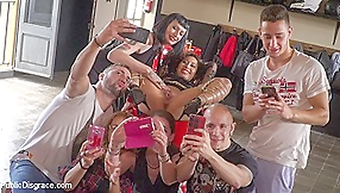 Fugitive Biker Bar Gets Serviced - 2 - PublicDisgrace Fugitive Biker Bar Gets Serviced - 2 - PublicDisgrace