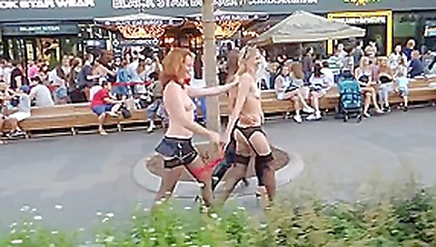 Nude in public girl 2 girlfriends flashing fun in russia Nude in public girl 2 girlfriends flashing fun in russia
