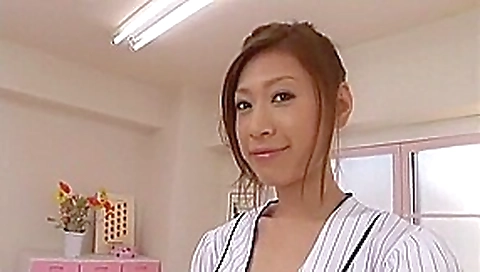 Horny Japanese chick Mayumi Sendo in Incredible Fingering, Blowjob JAV video