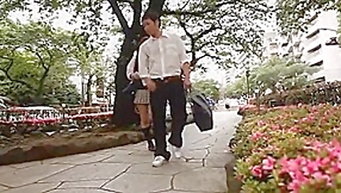 Horny Japanese girl in Incredible Public, Handjobs JAV video