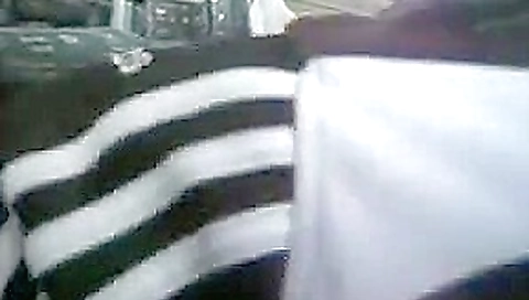 She must know train flasher is cumming