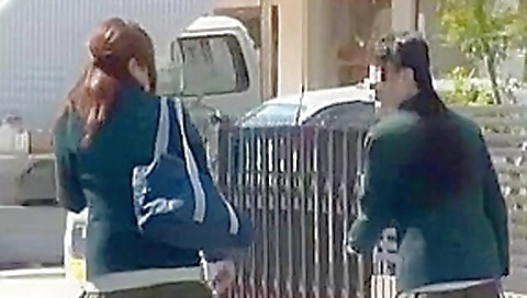 Hottest Japanese model Arisa Nakano, Koizumi Nozomi in Fabulous Public, Stockings JAV video