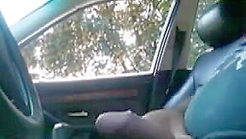 In public with older whore