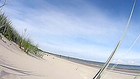 Pussy play and skinny-dipping on public beach Pussy play and skinny-dipping on public beach