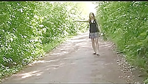 Pretty teen 18+ in gang bang with some horny friends