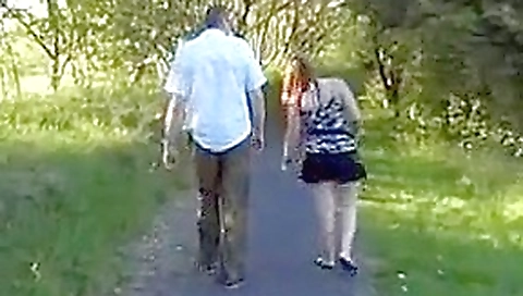 Ch ti grassouillette exhib en public