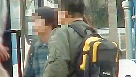 Exotic Japanese girl Asuka Hirayama in Best Stockings, Public JAV clip