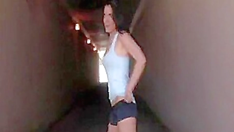 Horny Babe, Public sex video