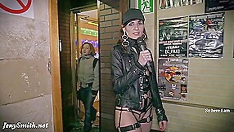 Public nudity in a club. Naked DJ Public nudity in a club. Naked DJ