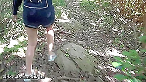 Jade Amber in Jade Fucks You In The Woods Hawaii Has Never Been So Fun - ATKGirlfriends