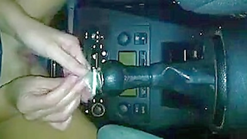 Selfie gear shift in pussy