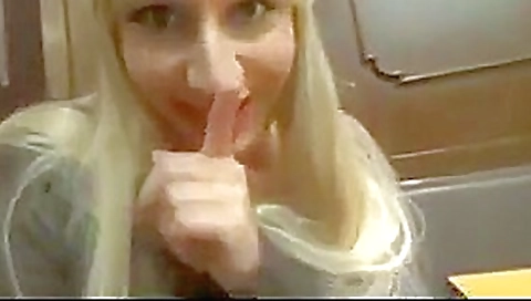 Amateur - cute blond college girl cumfaced in mcdonalds