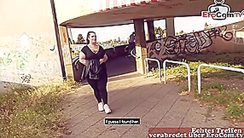 German chubby bbw teen 18+ picked up in public and fucked on street German chubby bbw teen 18+ picked up in public and fucked on street