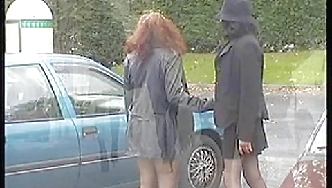 Two babes flashing their tits and pussy in public place Two babes flashing their tits and pussy in public place