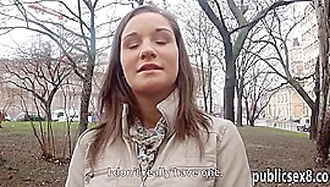 European bartender flashes her big tits and banged for money