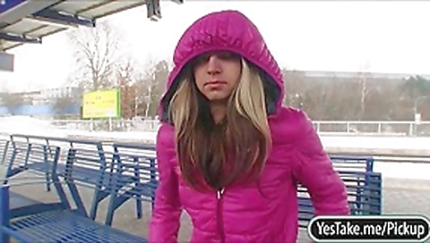 Super tight teen 18+ Gina Gerson fucked in a train for money