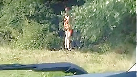 Couple Seduce Older Stranger in Woods Couple Seduce Older Stranger in Woods