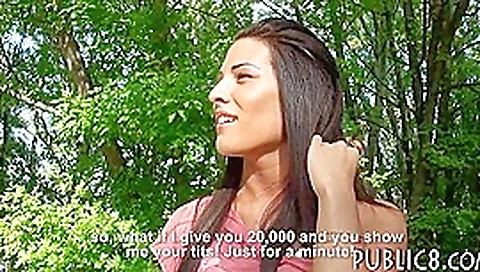 Czech girl railed in the woods in exchange for money