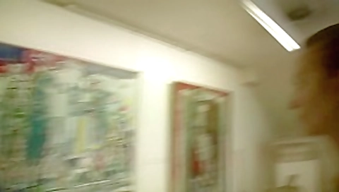 Slutty fuck in public