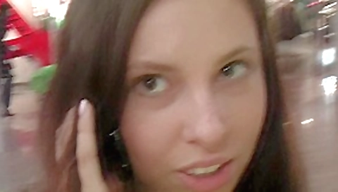 Make up sex with public place blow job