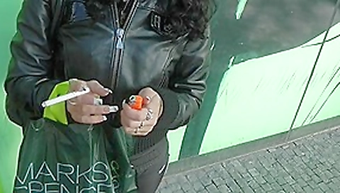 Fucking a sporty angel outdoors