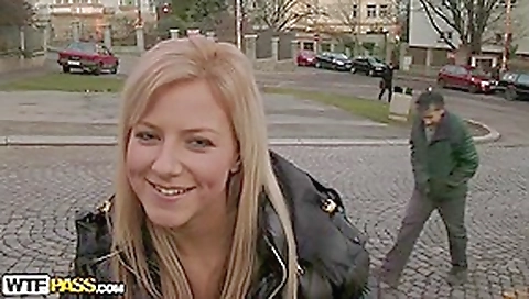 Cutie masturbating pecker in the alley Cutie masturbating pecker in the alley