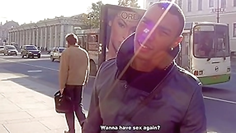 Sexy brunette hair fucking in public baths