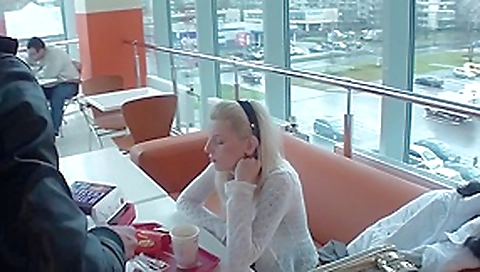 Dp public sex scene in the restroom