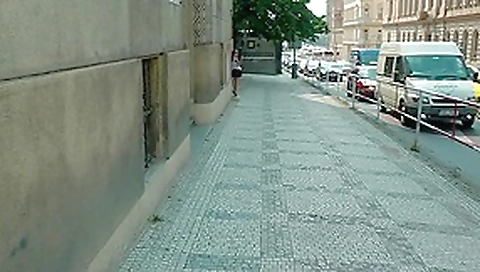 Fuck young brunette in Prague in the street Fuck young brunette in Prague in the street
