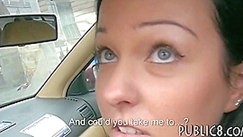 Female taxi driver paid a big amount of money for sex