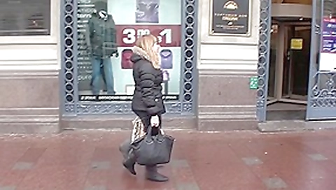 Wild pickup fuck in public place Wild pickup fuck in public place