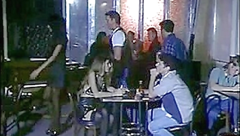 restaurant threesome