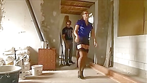 two hot babes talk on one lucky guy